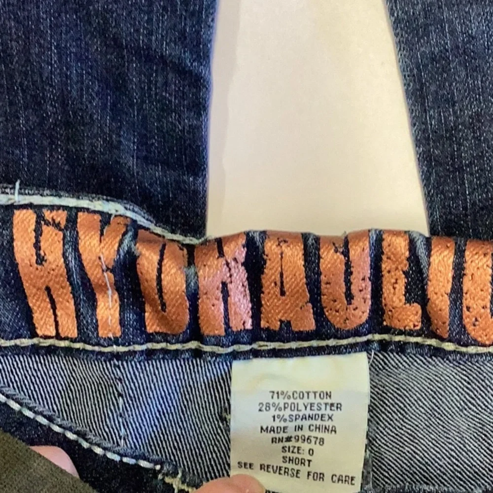 Hydraulic Dark Wash Slim Bootcut Jeans - Picture 5 of 5